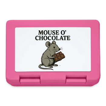 Mouse o'Chocolate Pun Mouse Chocolate - Lunchbox - pink - Front