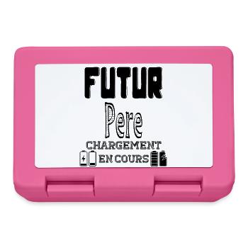 Father-to-be Loading In Progress - Lunchbox - pink - Front
