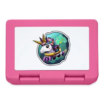 Space Unicorn Star Armor - Lunchbox - pink - Front