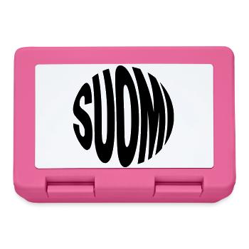 Suomi - Finland inscription - Lunchbox - pink - Front