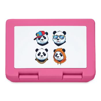 Panda Streetstyle Avatare Set - Brotdose - Pink - Vorne