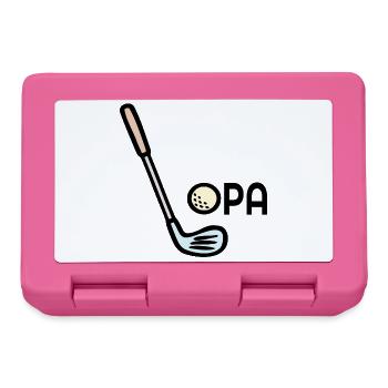 Golf Grandpa Golf Clubs - Lunchbox - pink - Front