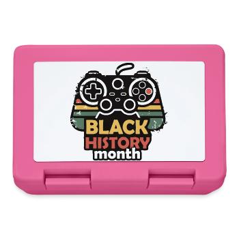 Manette de jeu rétro du Mois de l’Histoire des Noirs - Boîte à goûter - rose - Devant