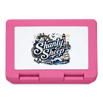 Shanty Sheep Nautical Graphic - Lunchbox - pink - Front