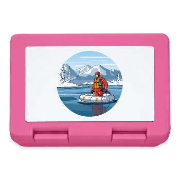 Sortie de sauvetage alpin dans le lac de glace - Boîte à goûter - rose - Devant