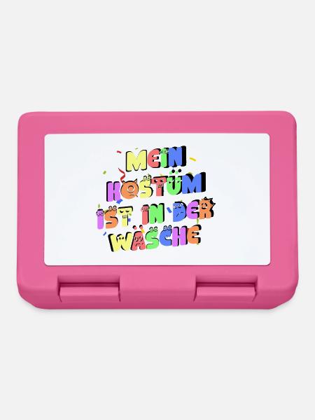 Mein Kostüm ist in der Wäsche - Brotdose - Pink