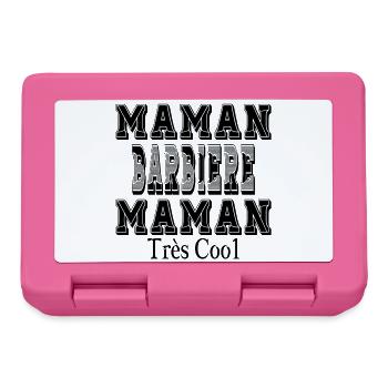 Maman Barbière Maman Très Cool - Boîte à goûter - rose - Devant
