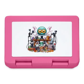 Kreativer Gadget-Workshop Alien - Brotdose - Pink - Vorne