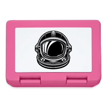 Astronautenhelm - Brotdose - Pink - Vorne