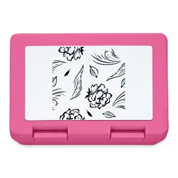 Seamless_pattern_with_roses - Boîte à goûter - rose - Devant