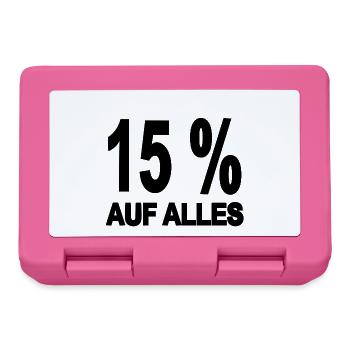 Rabais - Boîte à goûter - rose - Devant