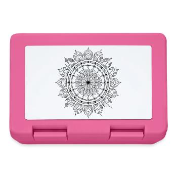 Mandala - Brotdose - Pink - Vorne
