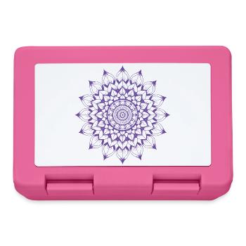 Mandala - Brotdose - Pink - Vorne