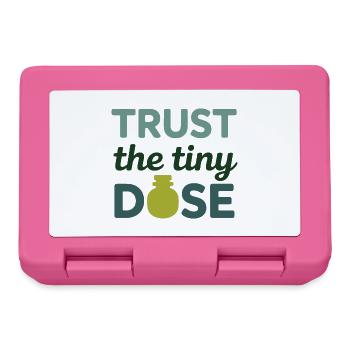 Vêtements certifiés en micropharmacologie clinique - Boîte à goûter - rose - Devant