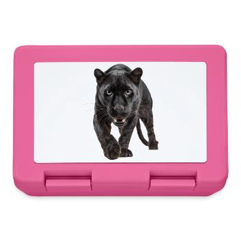 Schwarzer Panther – Kraft, Fokus, Dominanz - Lunchbox - pink - Front