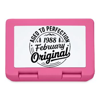 février 1988 – Légende des sommets et montagnes - Boîte à goûter - rose - Devant