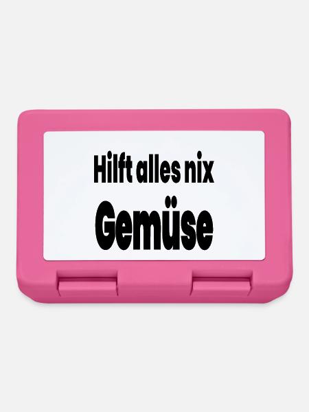 Gemüse - Brotdose - Pink