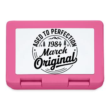 März 1984 – Legende der Gipfel und Berge - Brotdose - Pink - Vorne