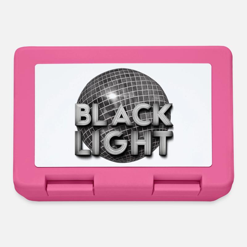 Police métallique Black Light Disco Ball - Boîte à goûter - rose
