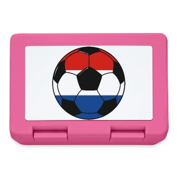 Football_team_Netherlands - Boîte à goûter - rose - Devant