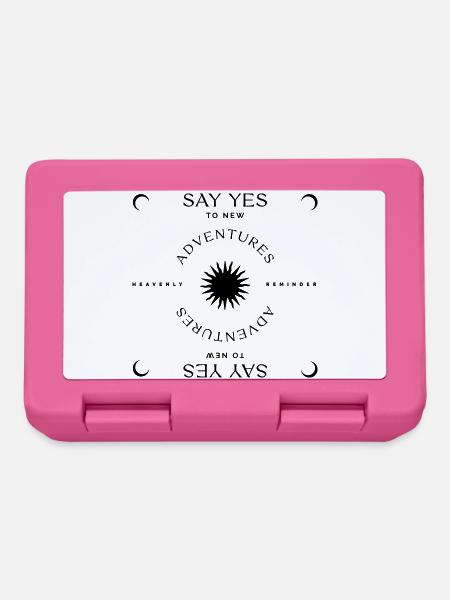 Say Yes to new Adventures - Brotdose - Pink