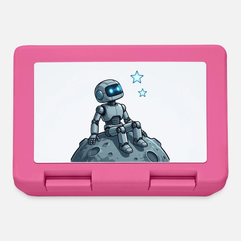 9 The Contemplative Robot - Lunchbox - pink