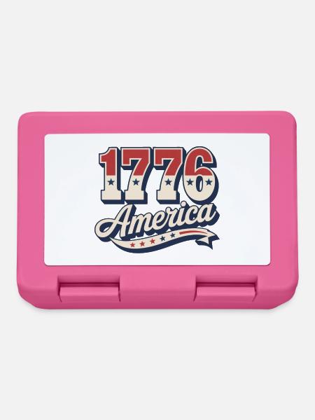 1776 America  - Brotdose - Pink
