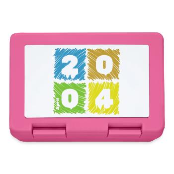 22. Écussons de Farbige du Geburtstag depuis 04/2004 - Boîte à goûter - rose - Devant