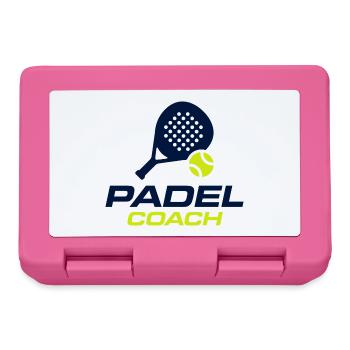 Design du maillot du Padel Coach Sports Club - Boîte à goûter - rose - Devant