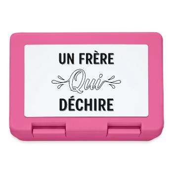 Cadeau homme T shirt homme un frère qui déchire - Boîte à goûter - rose - Devant