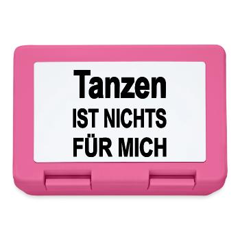 Tanzen - Brotdose - Pink - Vorne