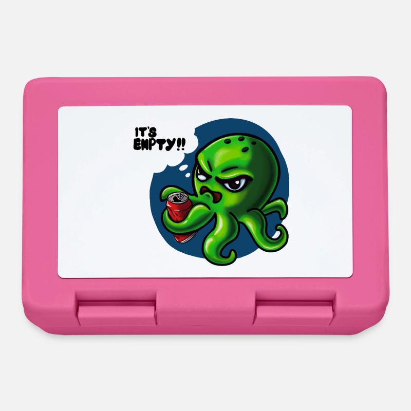 Grumpy Kraken - Lunchbox - pink
