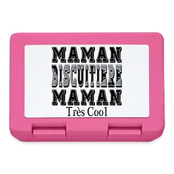 Maman Biscuitière Maman Très Cool - Boîte à goûter - rose - Devant