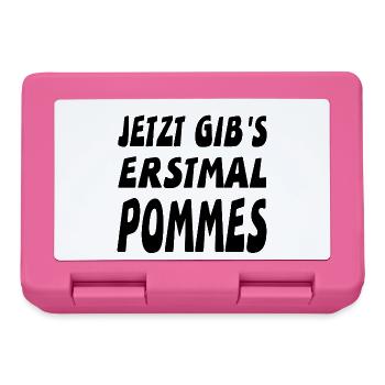 Pommes - Brotdose - Pink - Vorne