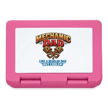 Mechanic Dad: Better than the rest of the car mechanics - Lunchbox - pink - Front