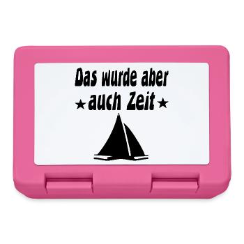 Segeln - Brotdose - Pink - Vorne