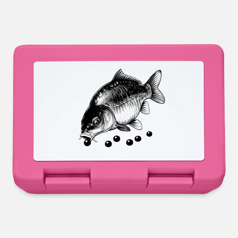 Carp at lunch - Lunchbox - pink