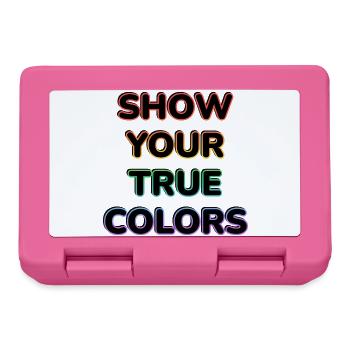 Show Your True Colors LGBT Pride - Lunchbox - pink - Front