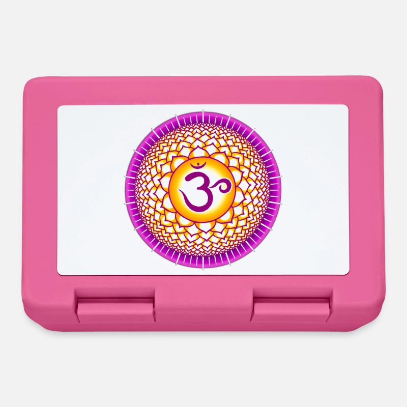 Kronenchakra Sahasrara - Brotdose - Pink
