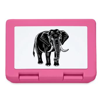 Elefant - Brotdose - Pink - Vorne