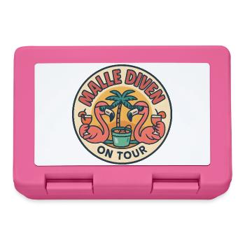 Malle Divas On Tour Women's Flamingo Mallorca Party - Lunchbox - pink - Front