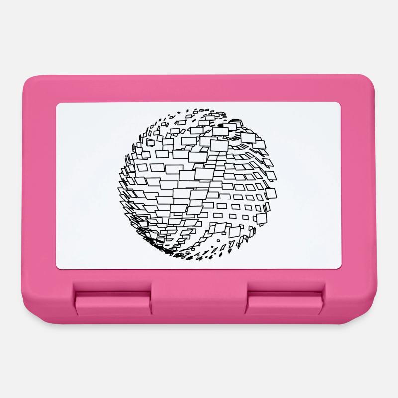 Parametric Kugel - Brotdose - Pink
