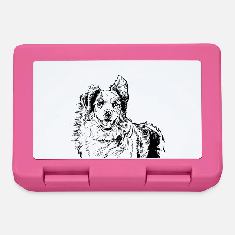 Australian Shepherd - Lunchbox - pink