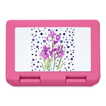 Blumen - Brotdose - Pink - Vorne