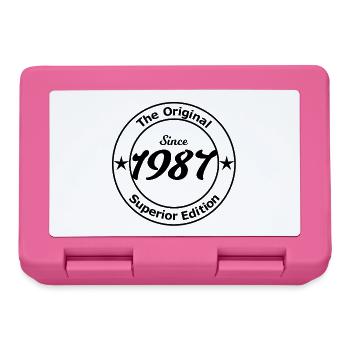 Geburtsjahr 1987 - Brotdose - Pink - Vorne