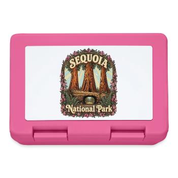 Parc national de Sequoia, États-Unis, randonnée en Californie - Boîte à goûter - rose - Devant