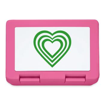 Heart - Lunchbox - pink - Front