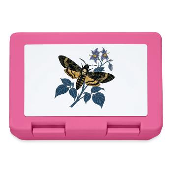 Sphinx Nighttime Botanical Skull - Lunchbox - pink - Front