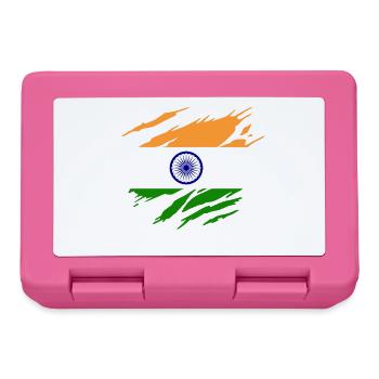India Indian Flag Indian - Lunchbox - pink - Front