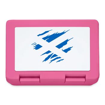Écosse Drapeau Écossais Écossaise - Boîte à goûter - rose - Devant